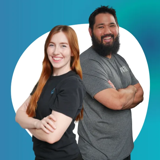 Hannah Maruyama with co-founder Ryan Maruyama, the team behind Degree Free
